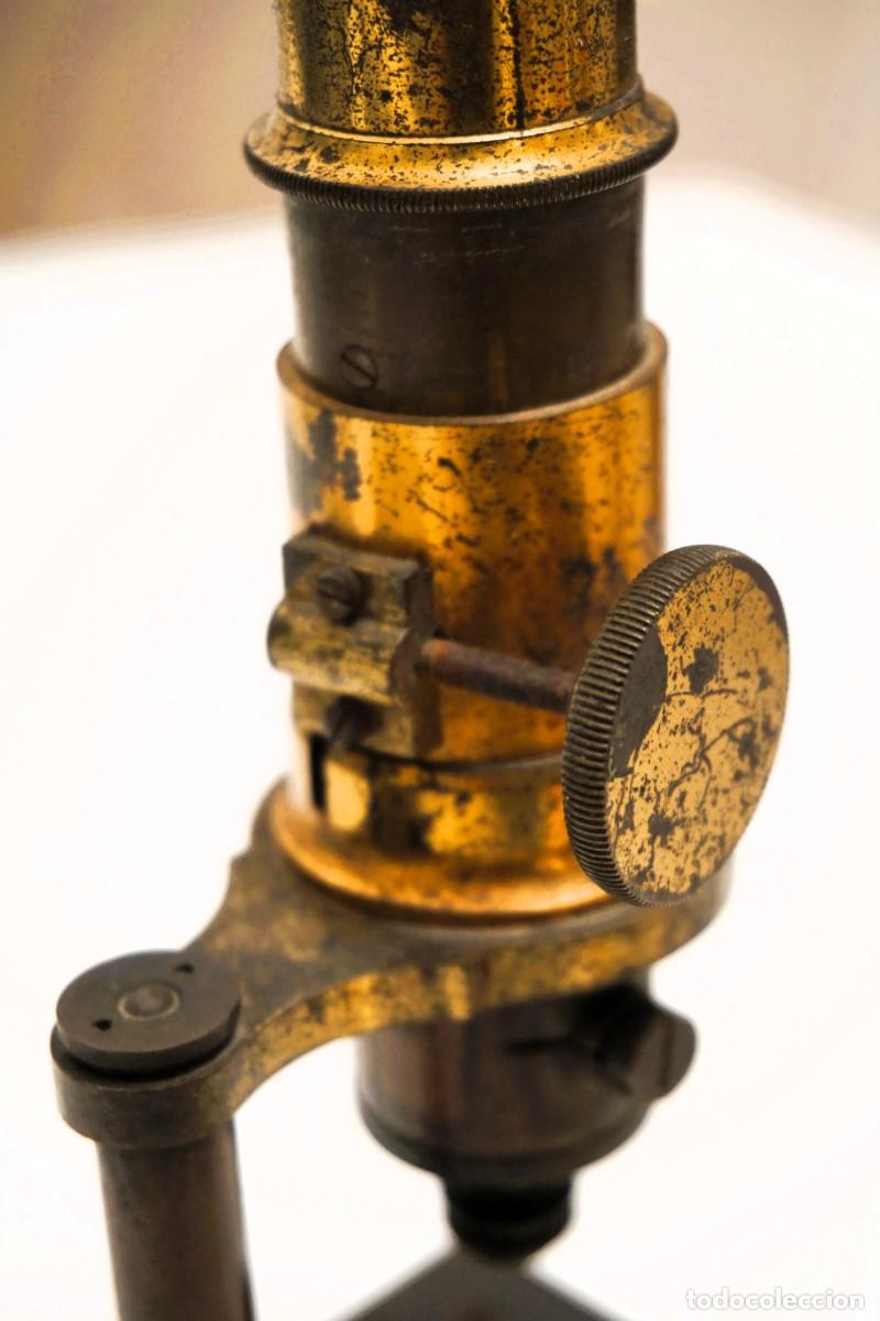 Antig&uuml;edades: ANTIGUO MICROSCOPIO FRANC&Eacute;S c.1900 MICROSCOPE. MIKROSKOP