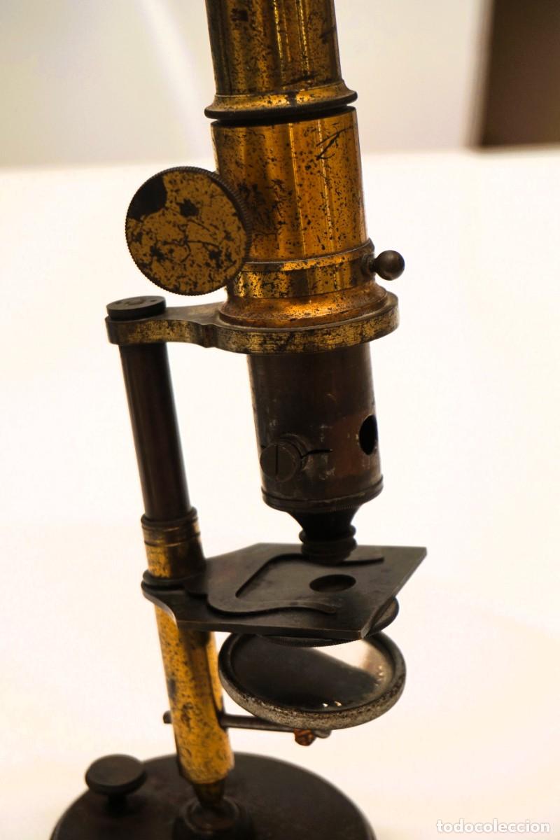 Antig&uuml;edades: ANTIGUO MICROSCOPIO FRANC&Eacute;S c.1900 MICROSCOPE. MIKROSKOP - Foto 4