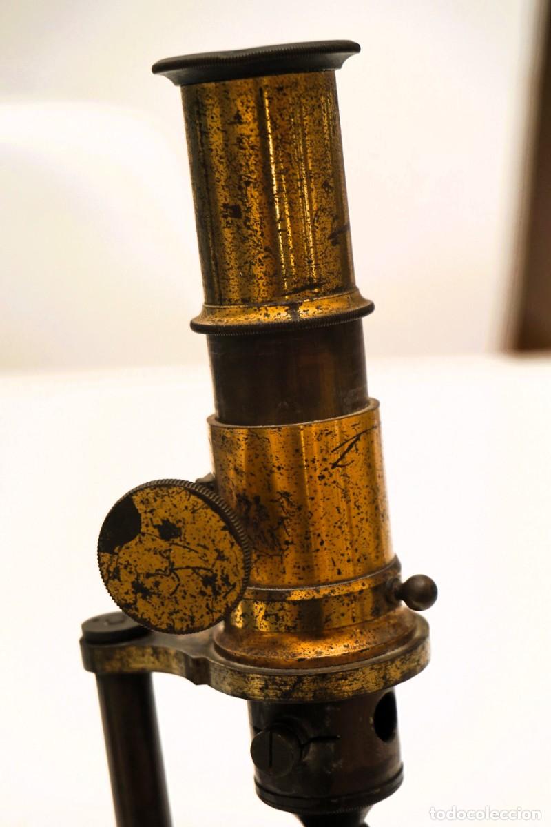 Antig&uuml;edades: ANTIGUO MICROSCOPIO FRANC&Eacute;S c.1900 MICROSCOPE. MIKROSKOP - Foto 5