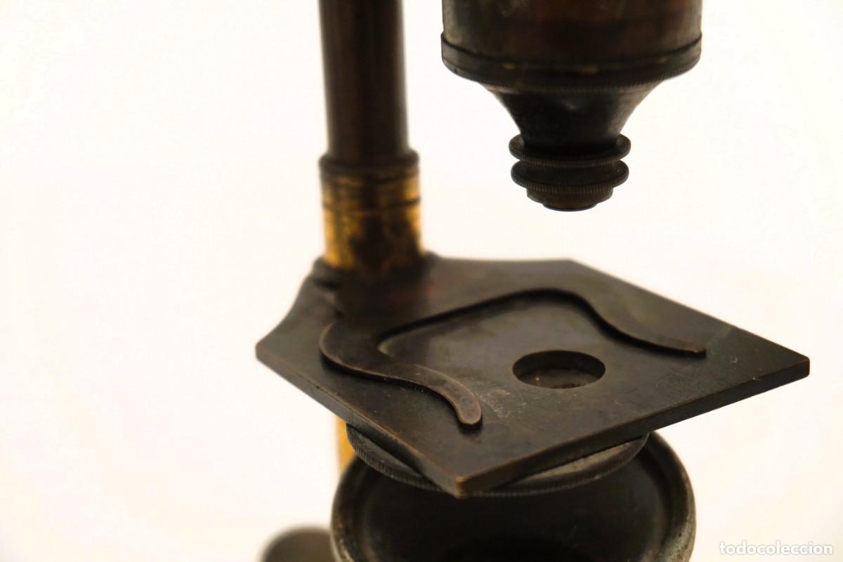 Antig&uuml;edades: ANTIGUO MICROSCOPIO FRANC&Eacute;S c.1900 MICROSCOPE. MIKROSKOP - Foto 6