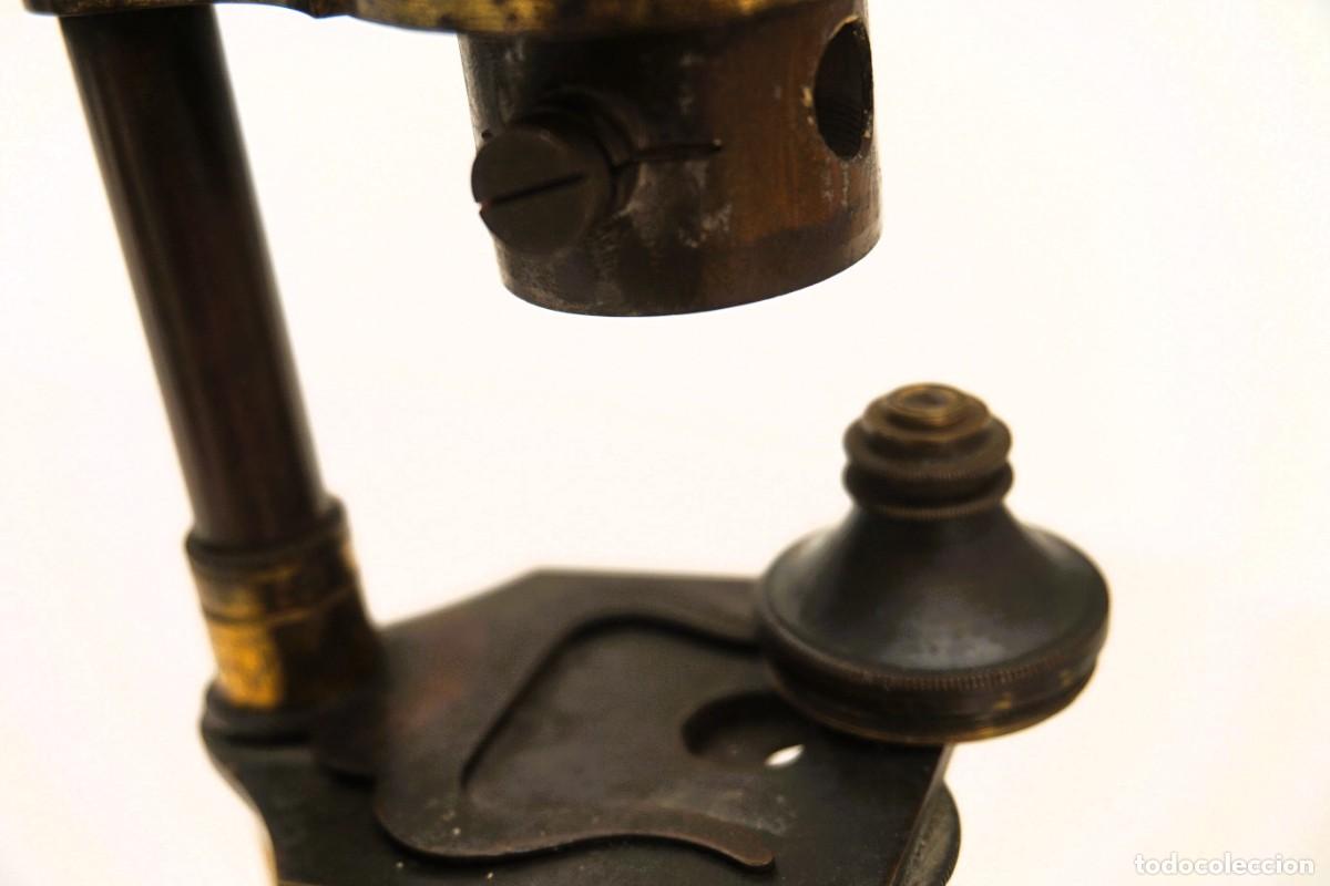Antig&uuml;edades: ANTIGUO MICROSCOPIO FRANC&Eacute;S c.1900 MICROSCOPE. MIKROSKOP - Foto 7
