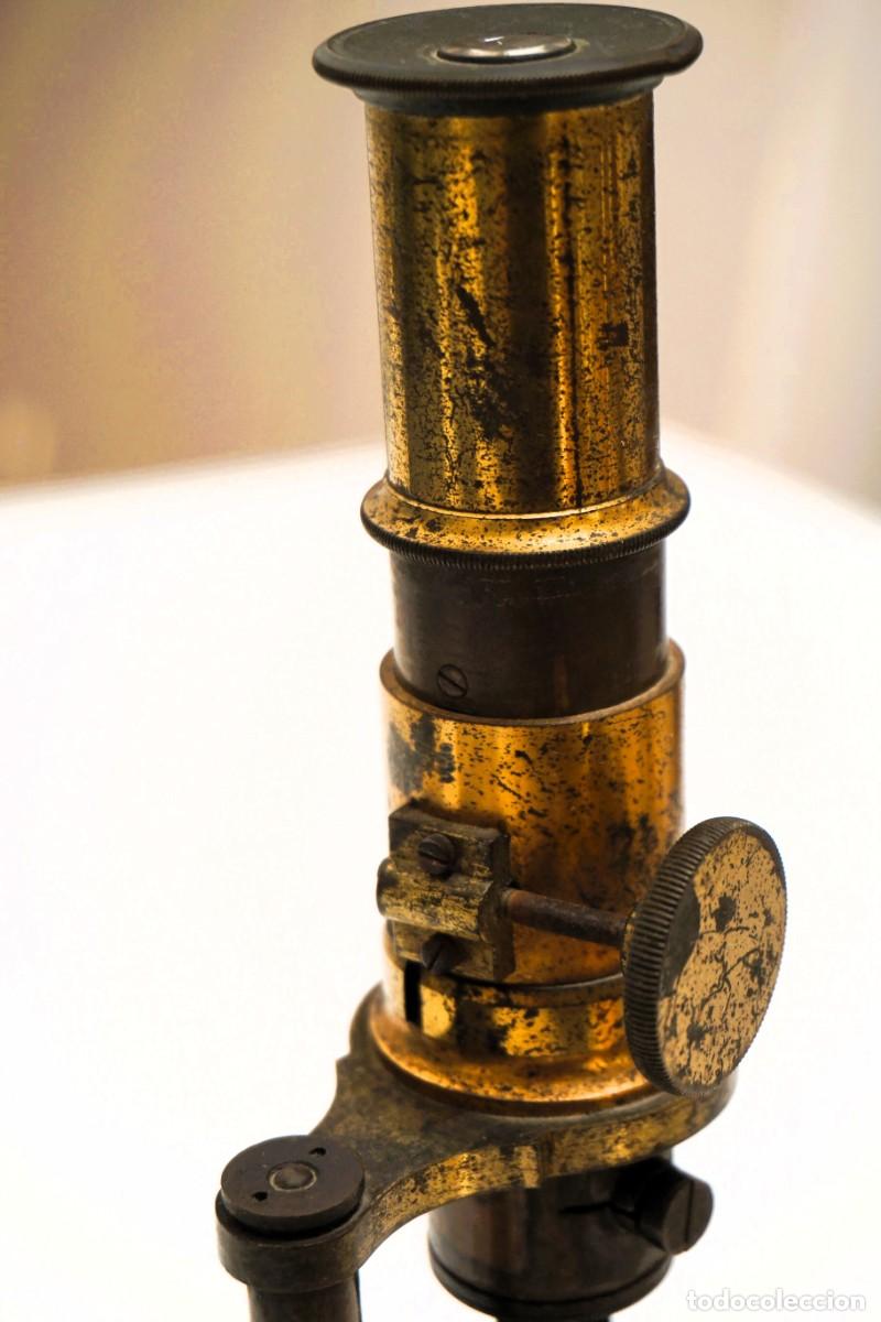 Antig&uuml;edades: ANTIGUO MICROSCOPIO FRANC&Eacute;S c.1900 MICROSCOPE. MIKROSKOP - Foto 9