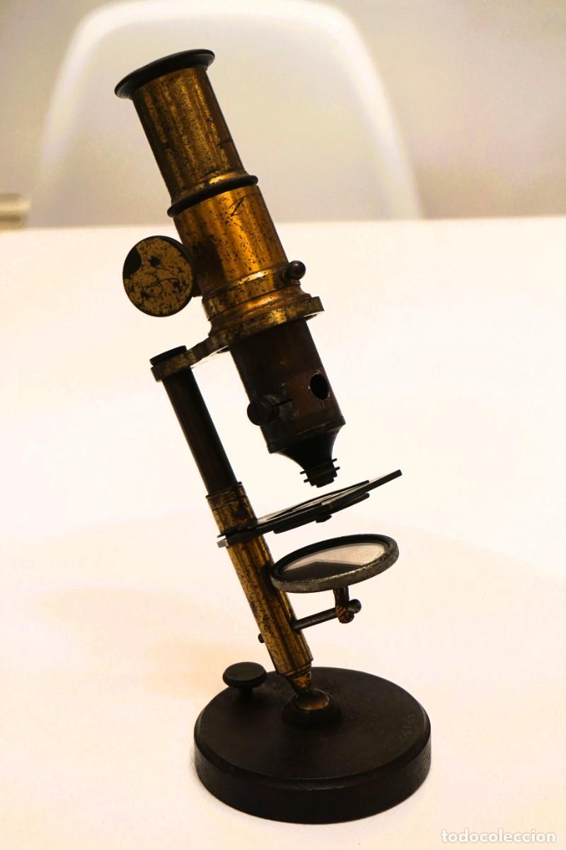 Antig&uuml;edades: ANTIGUO MICROSCOPIO FRANC&Eacute;S c.1900 MICROSCOPE. MIKROSKOP - Foto 10