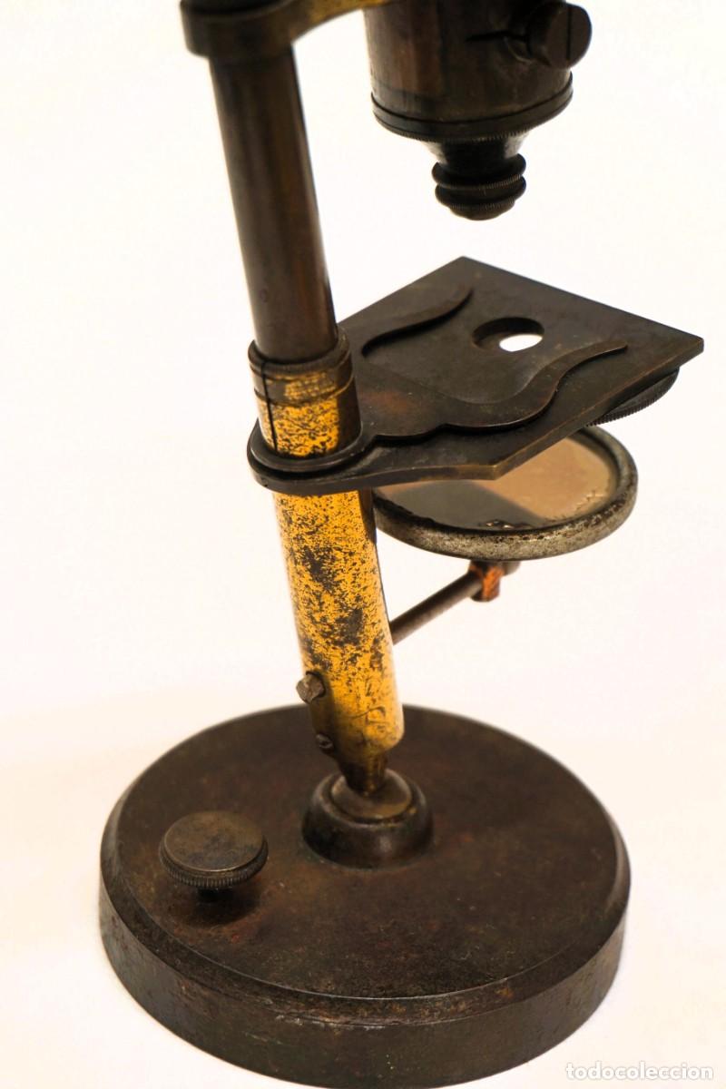Antig&uuml;edades: ANTIGUO MICROSCOPIO FRANC&Eacute;S c.1900 MICROSCOPE. MIKROSKOP - Foto 11