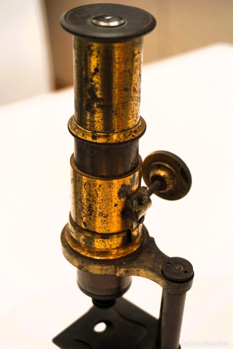 Antig&uuml;edades: ANTIGUO MICROSCOPIO FRANC&Eacute;S c.1900 MICROSCOPE. MIKROSKOP - Foto 15