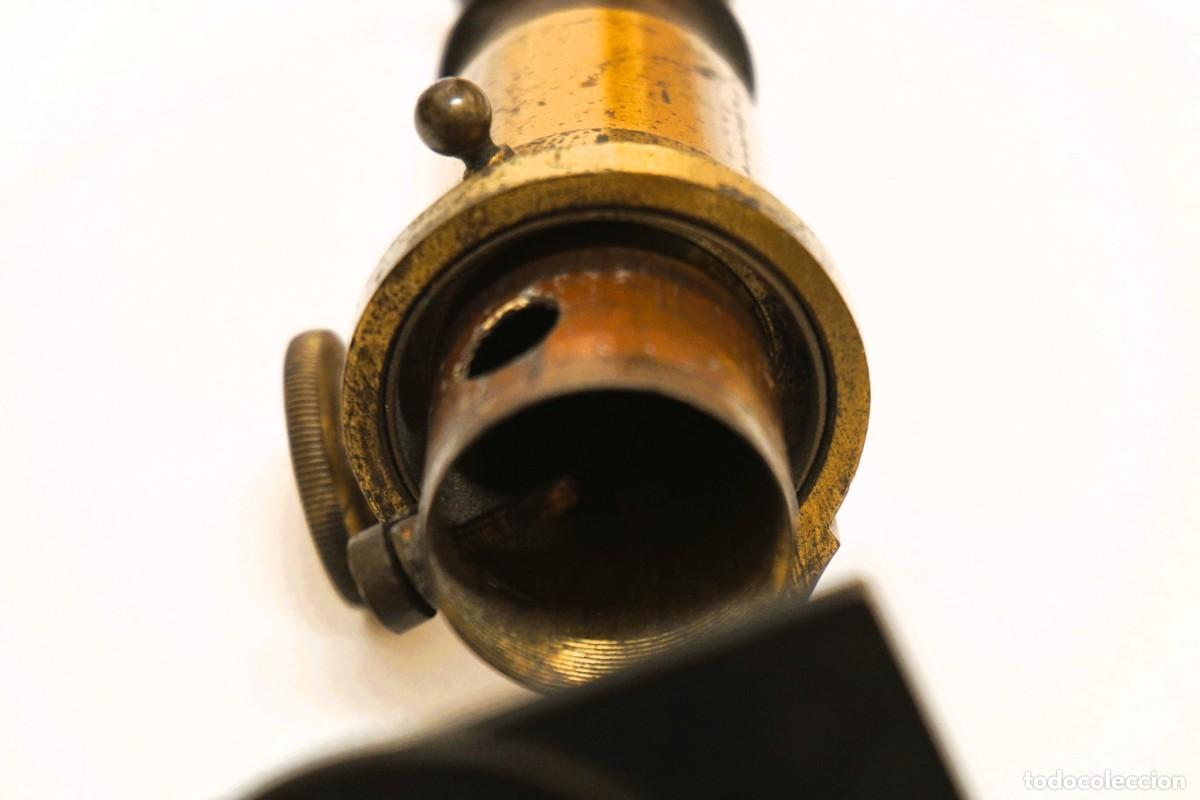 Antig&uuml;edades: ANTIGUO MICROSCOPIO FRANC&Eacute;S c.1900 MICROSCOPE. MIKROSKOP - Foto 17