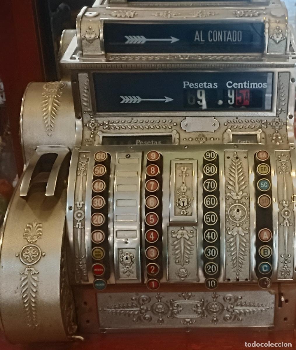 Antig&uuml;edades: NATIONAL CAJA REGISTRADORA BRONCE S.XX FABRICADA POR NATIONAL CASH REGISTER COMPANY