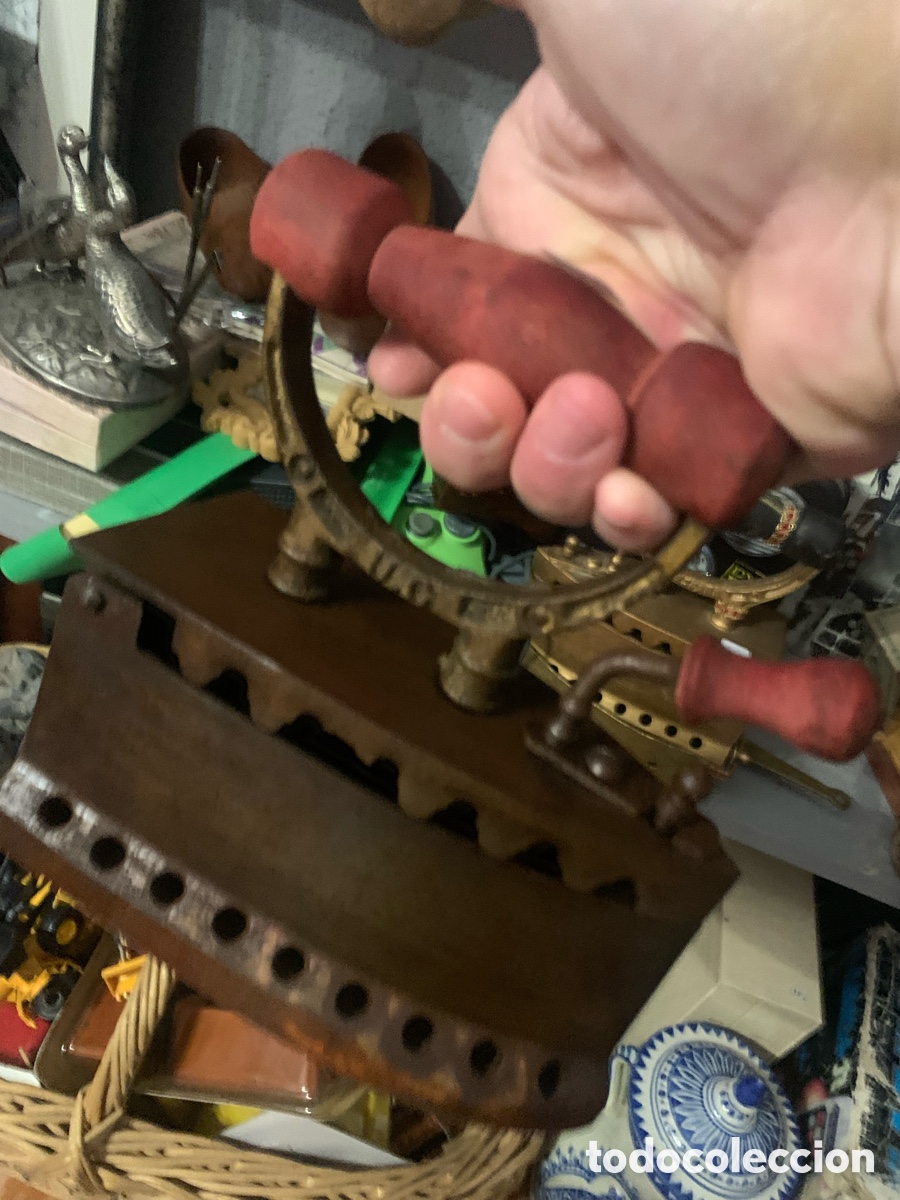 Antig&uuml;edades: Plancha de hierro Espa&ntilde;a uc original - Foto 1