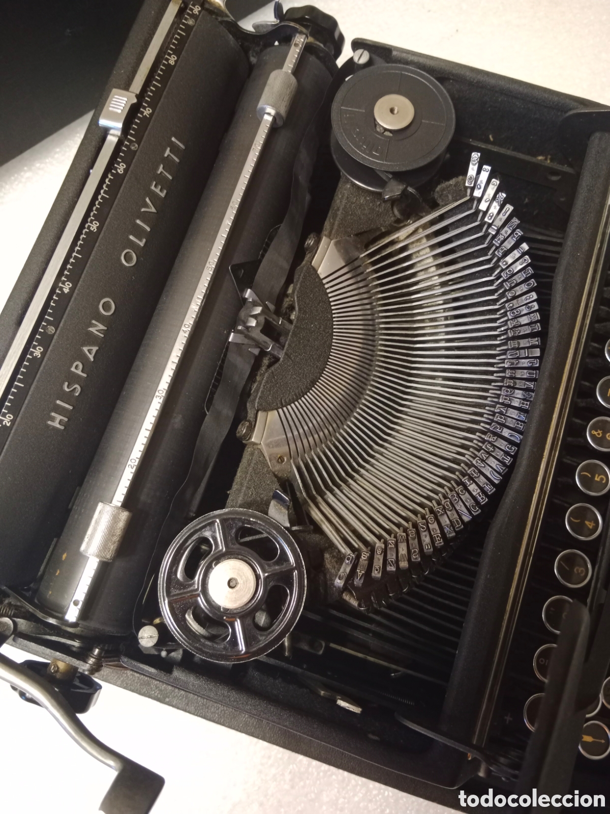 Antig&uuml;edades: M&aacute;quina escribir hispano olivetti studio 46 oliveti - Foto 8