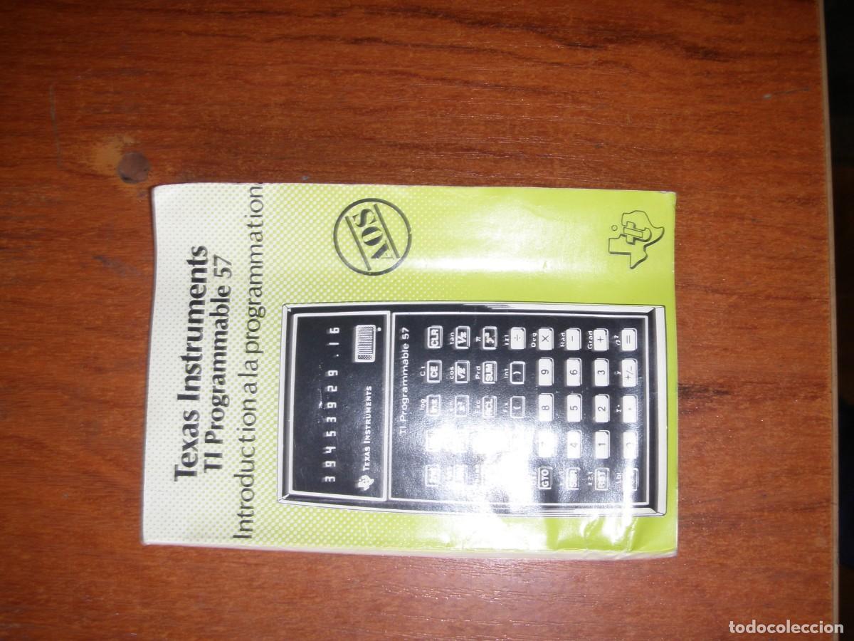 Antig&uuml;edades: INSTRUCCIONES MANUAL TEXAS INSTRUMETS PROGRAMABLE 57
