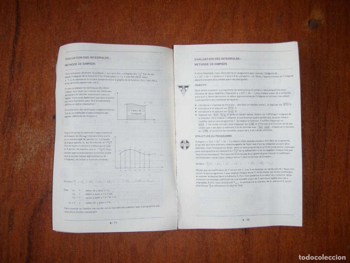Antig&uuml;edades: INSTRUCCIONES MANUAL TEXAS INSTRUMETS PROGRAMABLE 57 - Foto 2