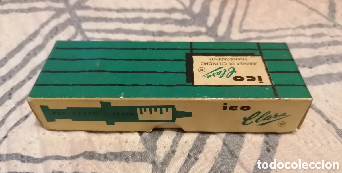 Antig&uuml;edades: Jeringa de cilindro ICO Clara 5cc - Foto 2