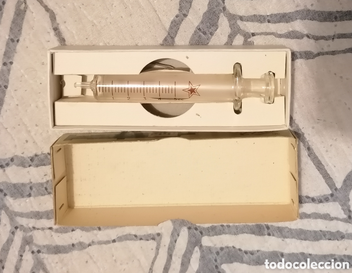Antig&uuml;edades: Jeringa de cilindro ICO Clara 5cc - Foto 6