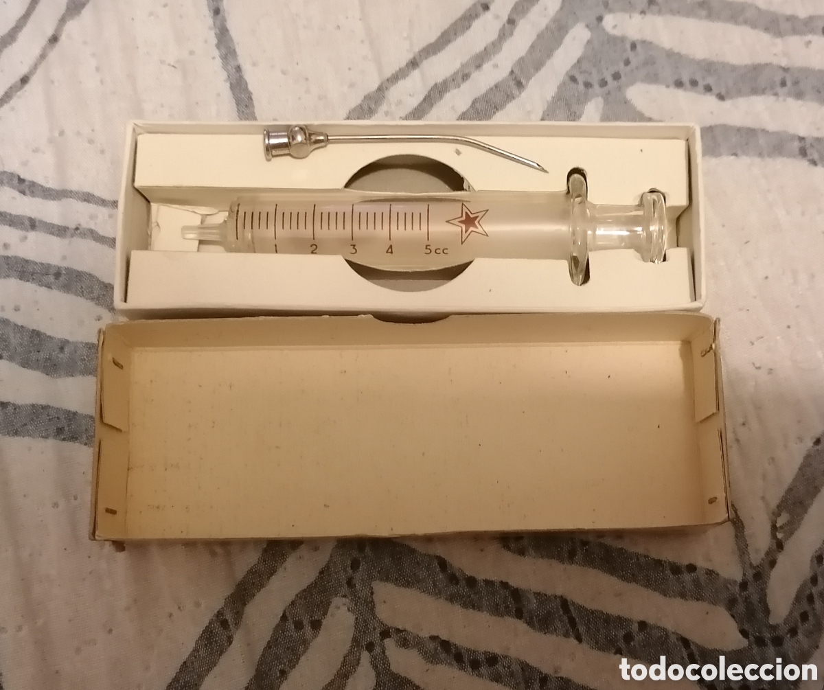 Antig&uuml;edades: Jeringa de cilindro ICO Clara 5cc - Foto 7