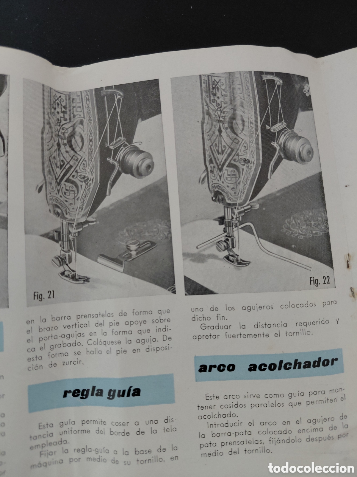 Antig&uuml;edades: INSTRUCCIONES MAQUINA DE COSER SIGMA MODELO A - Foto 3