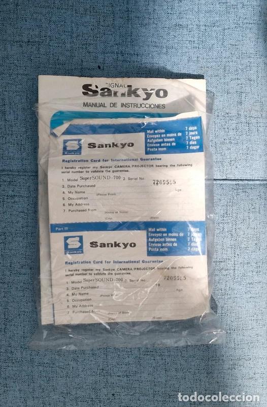 Antig&uuml;edades: Proyector Sankyo Sound 700 Super 8/ Single 8 - Foto 8