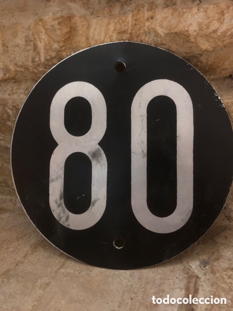 Antig&uuml;edades: Placa chapa matr&iacute;cula