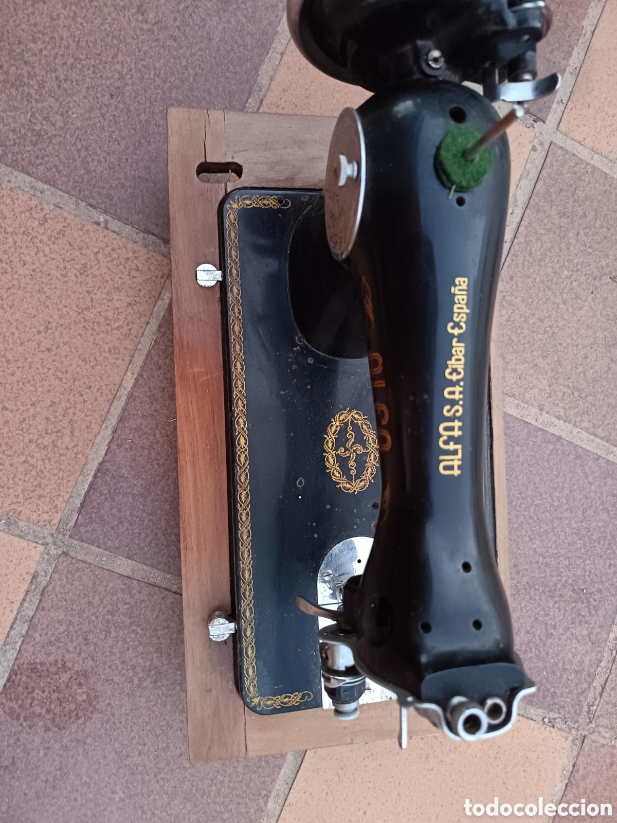 Antig&uuml;edades: Cabeza m&aacute;quina coser alfa - Foto 3