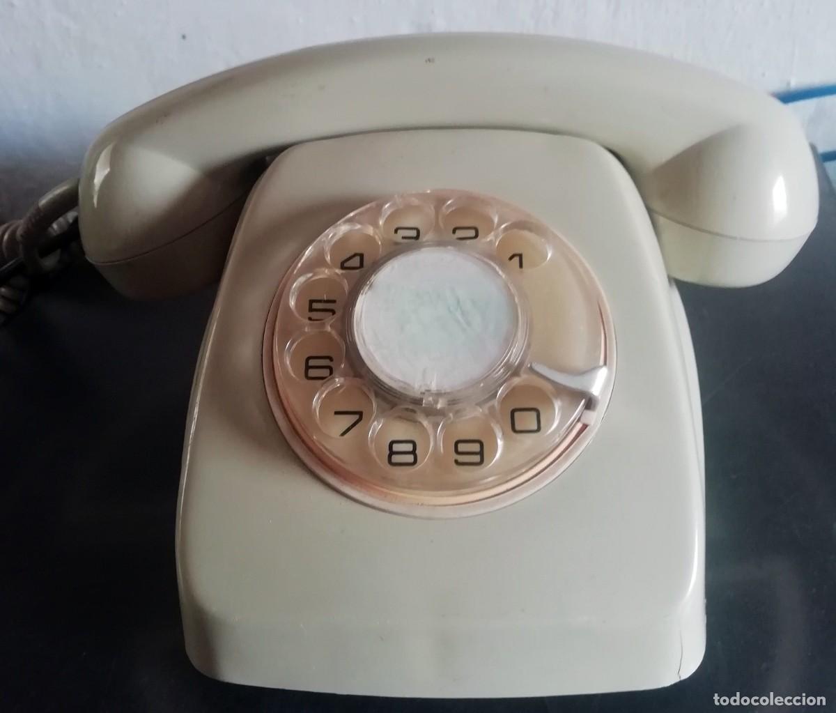 Tel&eacute;fonos: Tel&eacute;fono antiguo de ruleta FUNCIONA