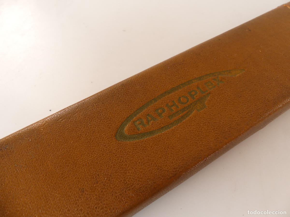 Antig&uuml;edades: REGLA DE CALCULO MARCA RAPHOPLEX CON FUNDA - Foto 8