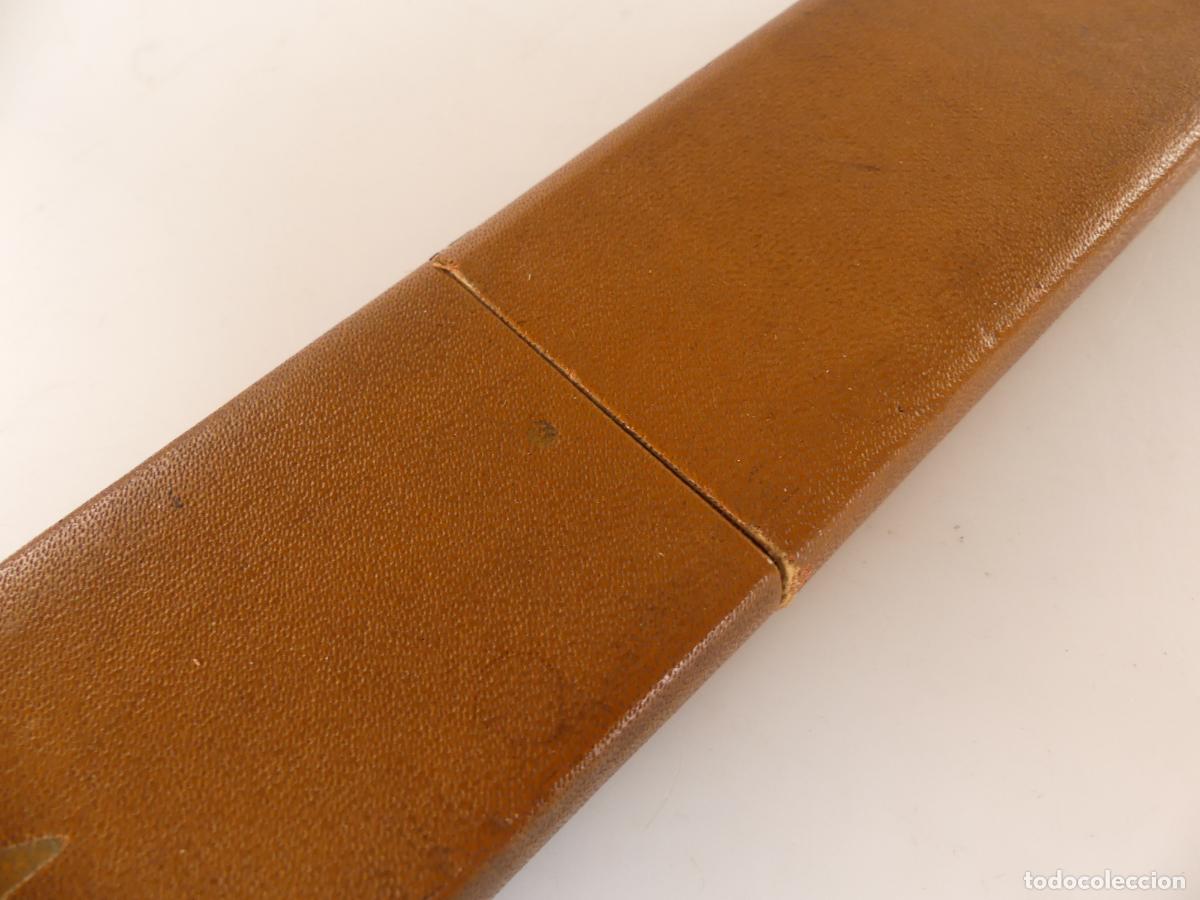 Antig&uuml;edades: REGLA DE CALCULO MARCA RAPHOPLEX CON FUNDA - Foto 9