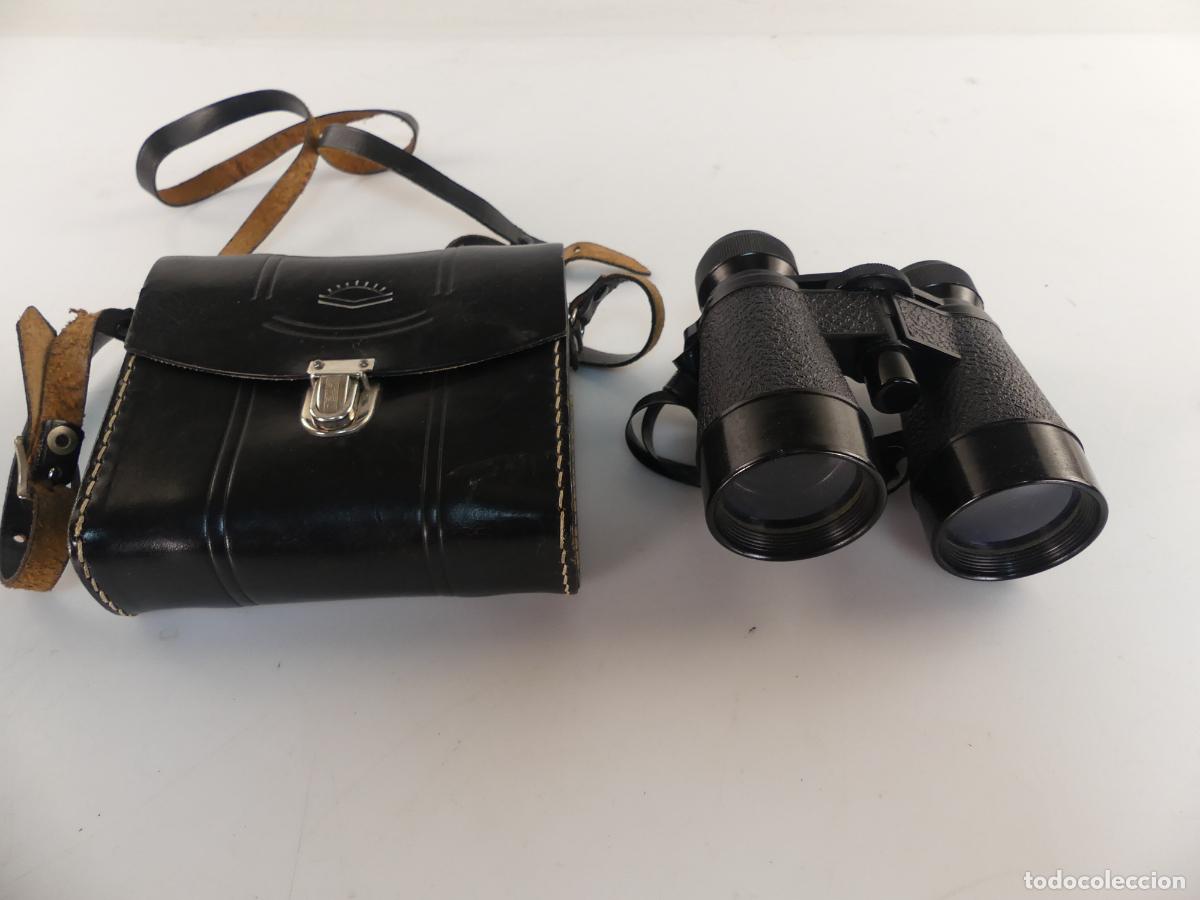 Antig&uuml;edades: PRISMATICOS BINOCULARES MARCA AZOR CON FUNDA - Foto 1