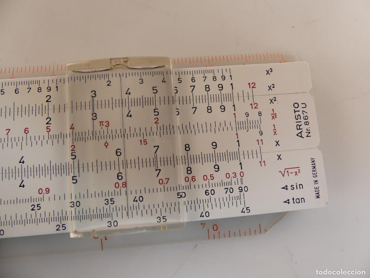 Antig&uuml;edades: REGLA DE CALCULO MARCA ARISTO MODELO 867U - Foto 2