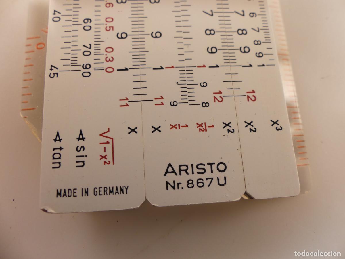 Antig&uuml;edades: REGLA DE CALCULO MARCA ARISTO MODELO 867U - Foto 3