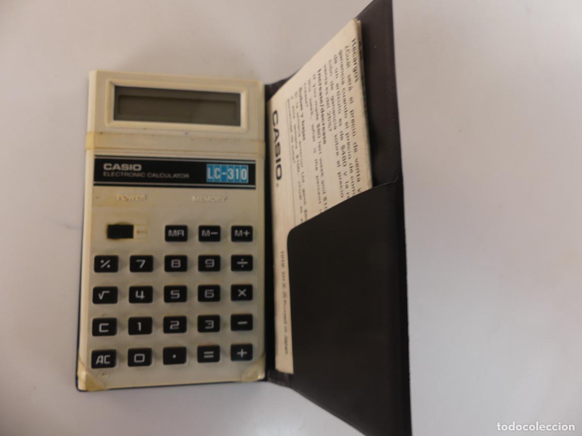 Antig&uuml;edades: CALCULADORA MARCA CASIO MODELO LC-310 - Foto 2