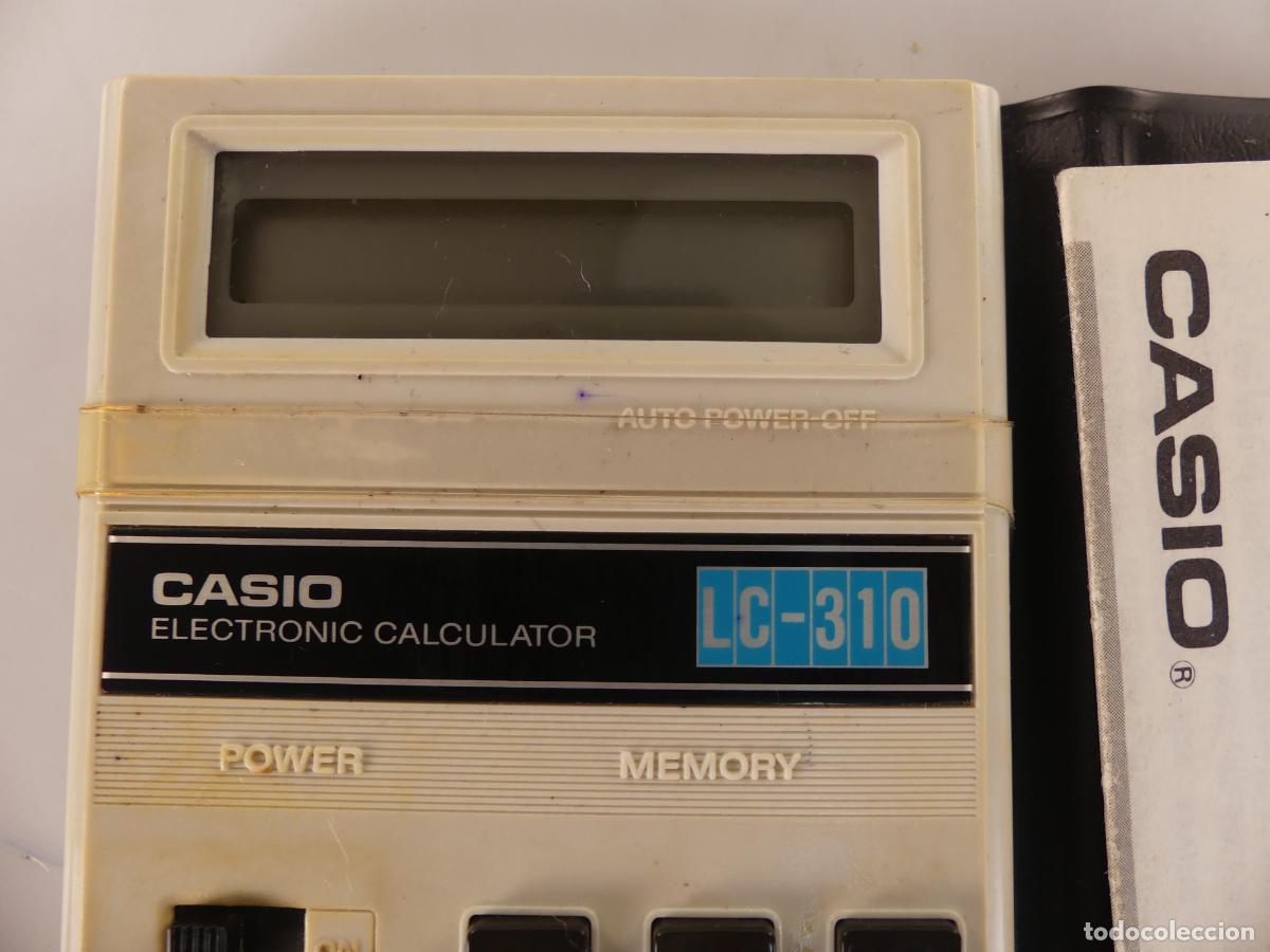 Antig&uuml;edades: CALCULADORA MARCA CASIO MODELO LC-310 - Foto 3