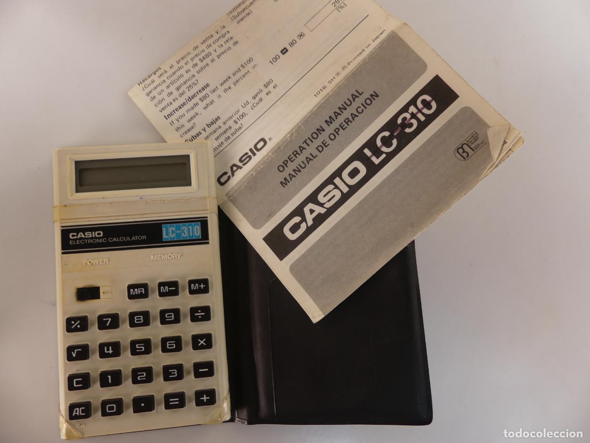 Antig&uuml;edades: CALCULADORA MARCA CASIO MODELO LC-310 - Foto 4