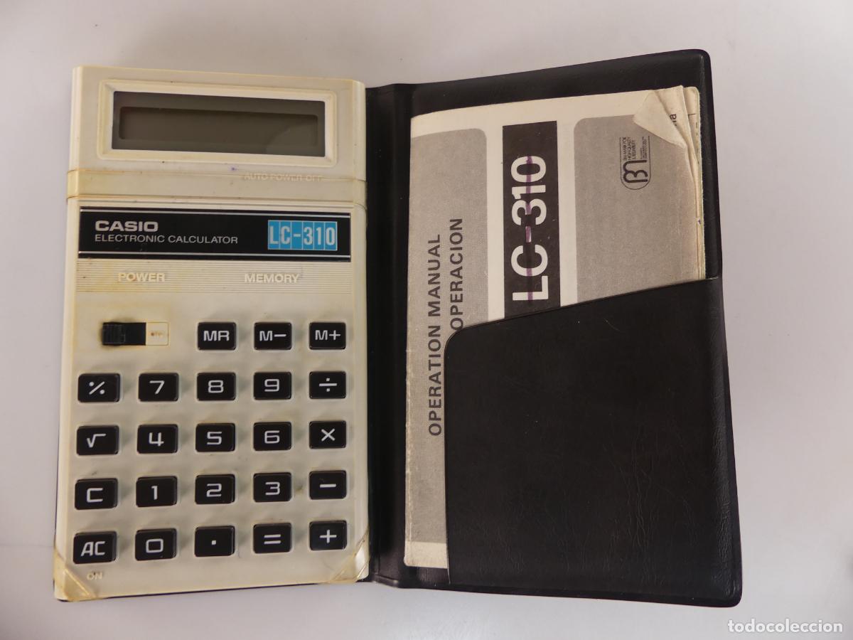 Antig&uuml;edades: CALCULADORA MARCA CASIO MODELO LC-310 - Foto 8