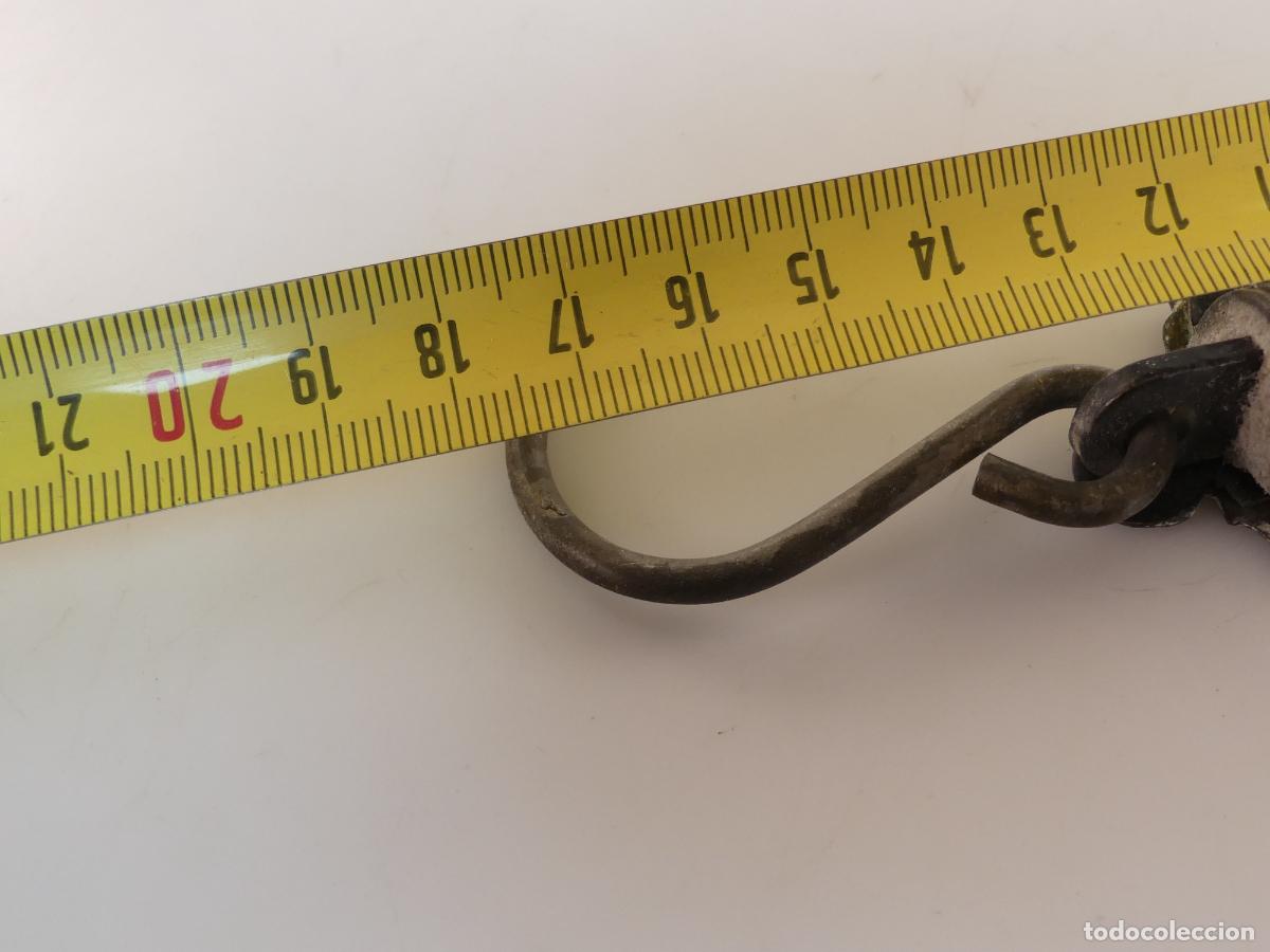 Antig&uuml;edades: BASCULA DE MANO CON GANCHO POCKET BALANCE - Foto 9