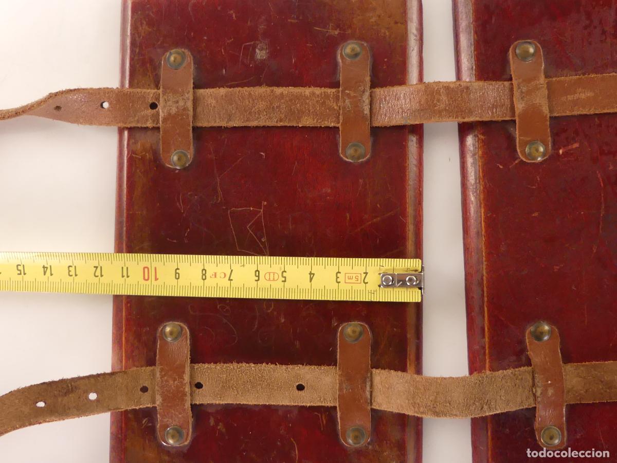 Antig&uuml;edades: FUNDA DE MADERA Y CUERO - Foto 9