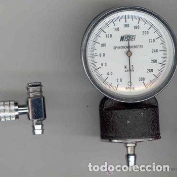 Antig&uuml;edades: Manometro Presion Sanguinea Sphygmomanometer Nissei Japan Valvula Aire PEIFER