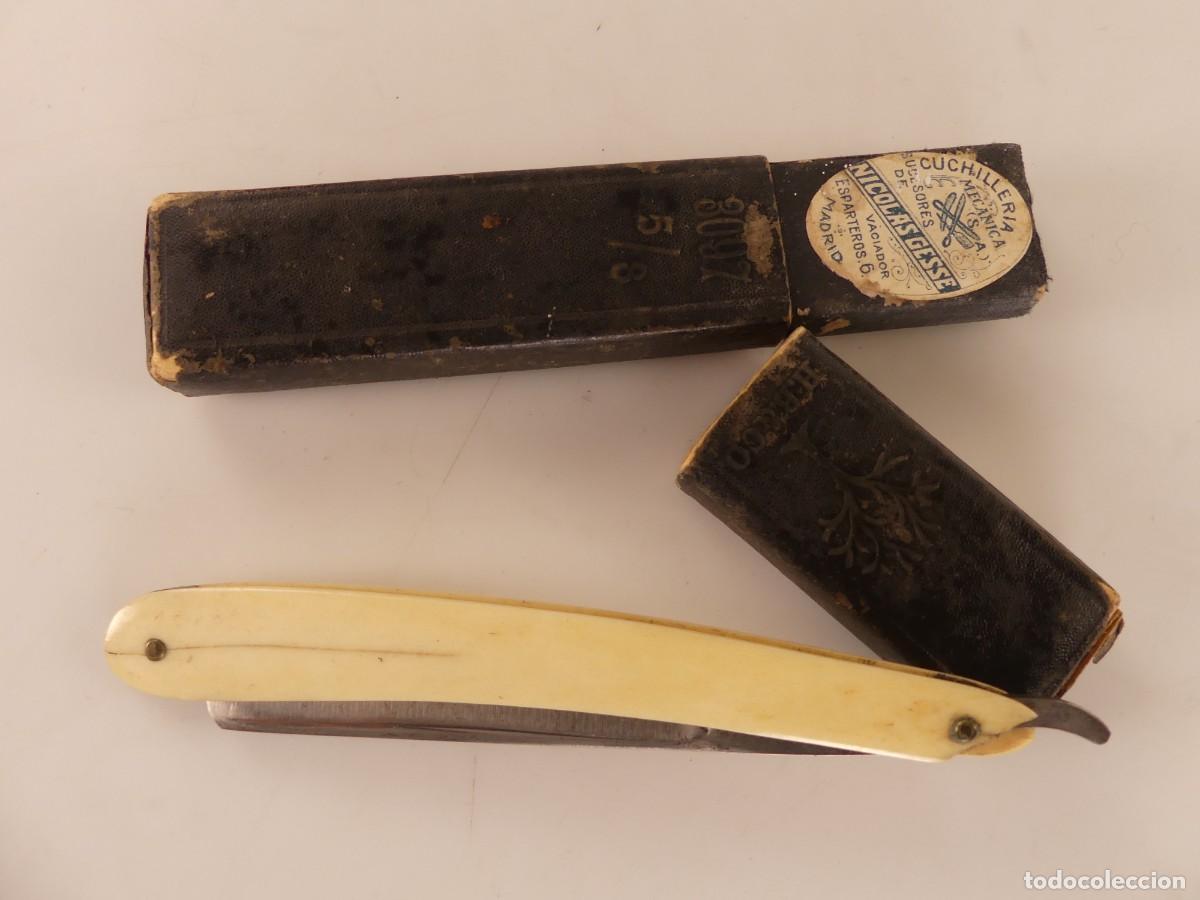 Antig&uuml;edades: ANTIGUA NAVAJA DE AFEITAR OBJETO DE COLECCION - Foto 1