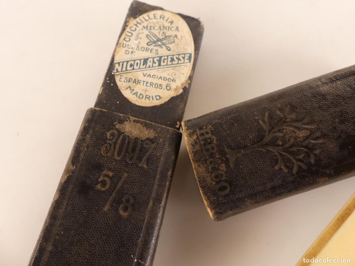 Antig&uuml;edades: ANTIGUA NAVAJA DE AFEITAR OBJETO DE COLECCION - Foto 2
