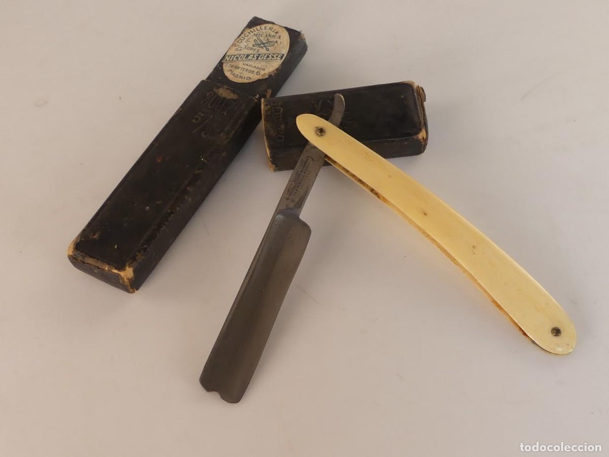 Antig&uuml;edades: ANTIGUA NAVAJA DE AFEITAR OBJETO DE COLECCION - Foto 3