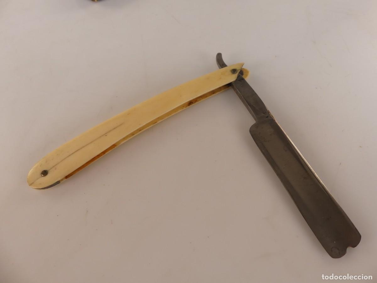 Antig&uuml;edades: ANTIGUA NAVAJA DE AFEITAR OBJETO DE COLECCION - Foto 8