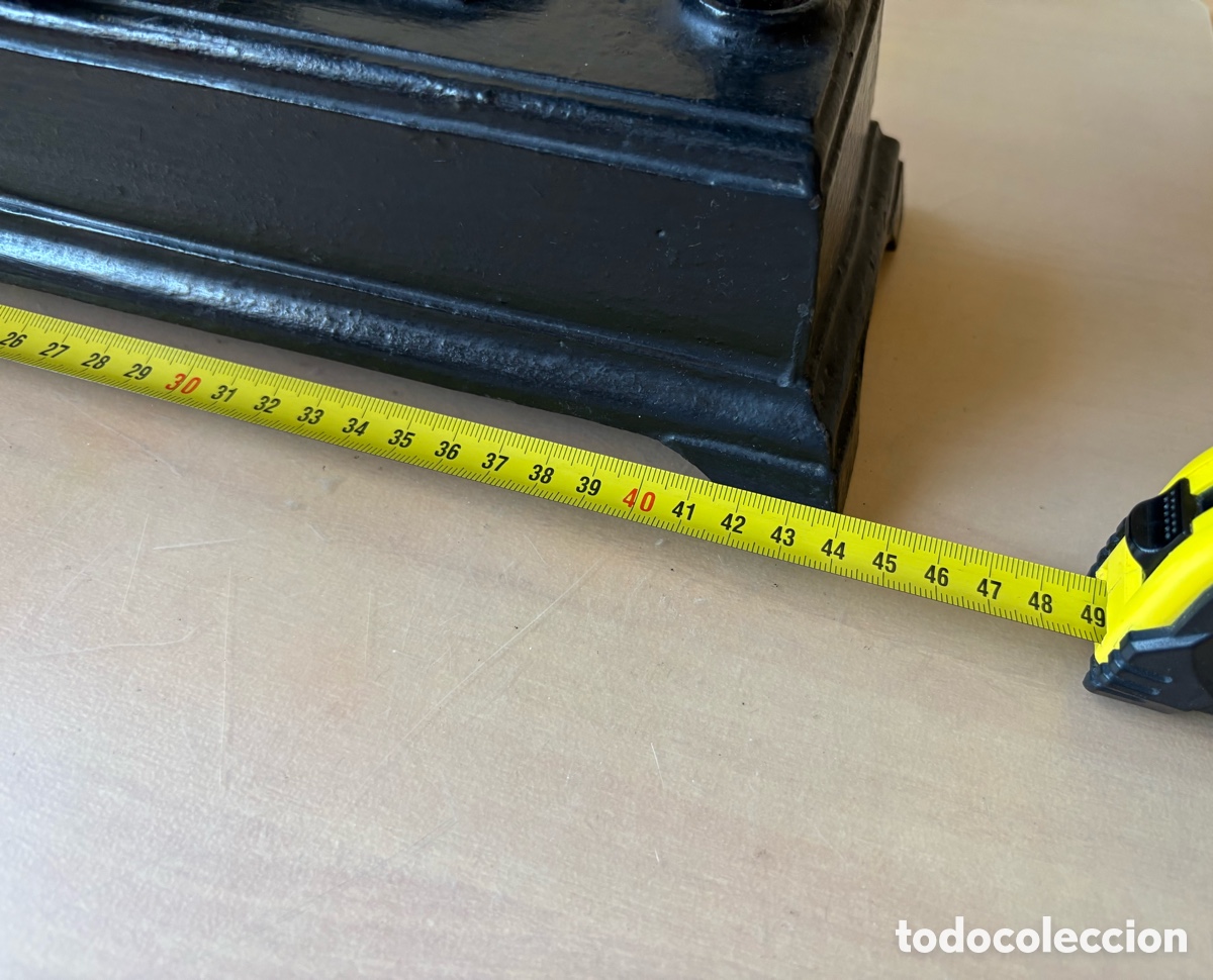 Antig&uuml;edades: B&aacute;scula antigua de hierro fundido, 5Kg - Foto 12