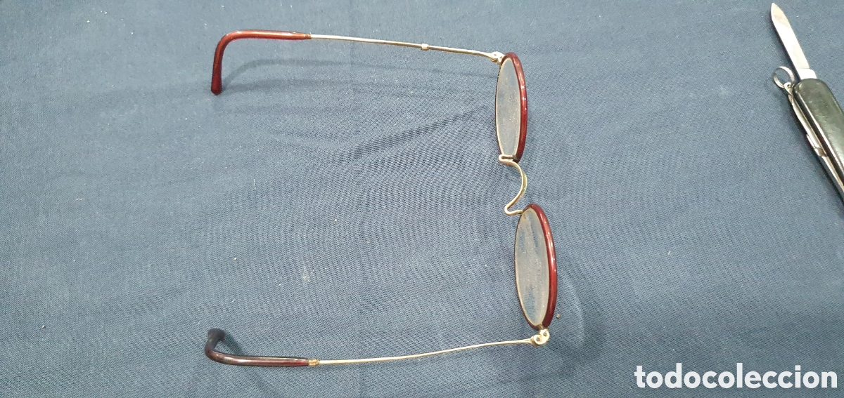 Antig&uuml;edades: Antiguas gafas en pasta. (L135) - Foto 3