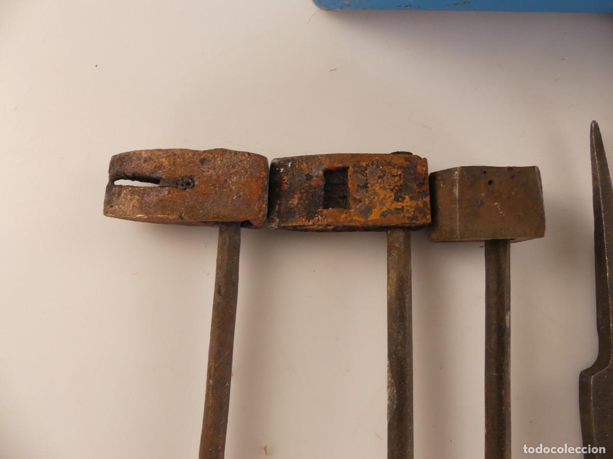 Antig&uuml;edades: LOTE DE HERRAMIENTA EN CAJA - Foto 4