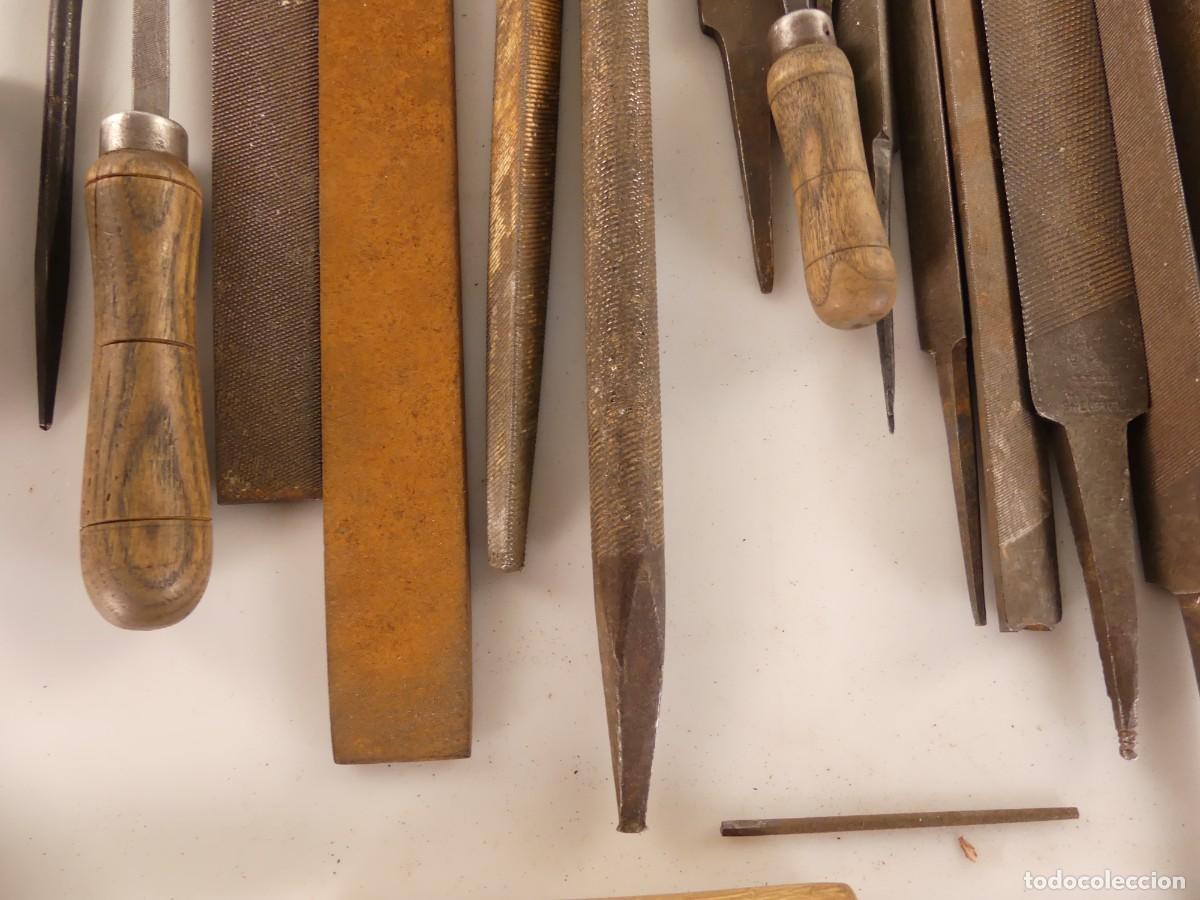 Antig&uuml;edades: LOTE DE HERRAMIENTA EN CAJA - Foto 10