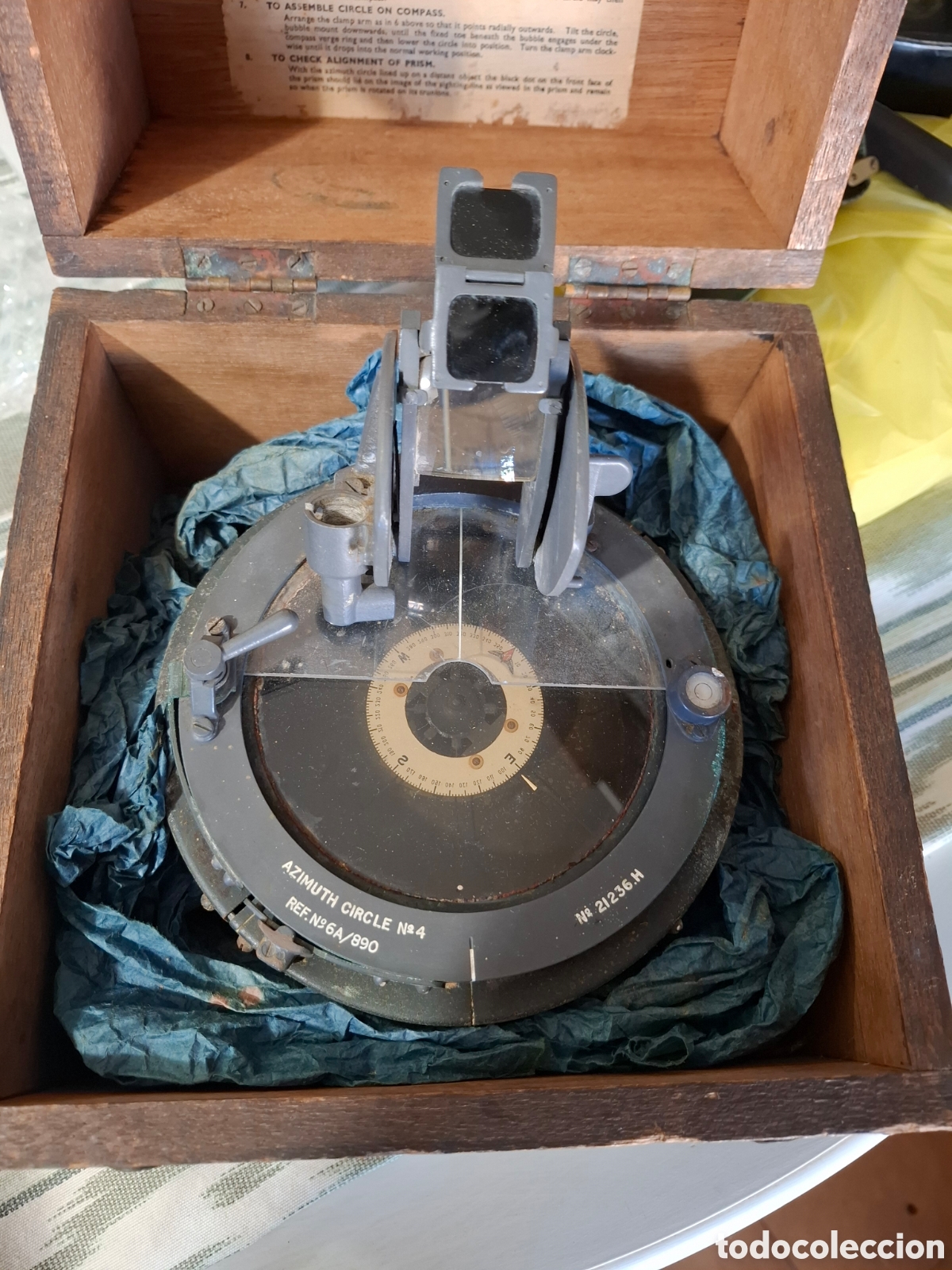 Antig&uuml;edades: AZIMUTH CIRCLE instrumento de navegaci&oacute;n