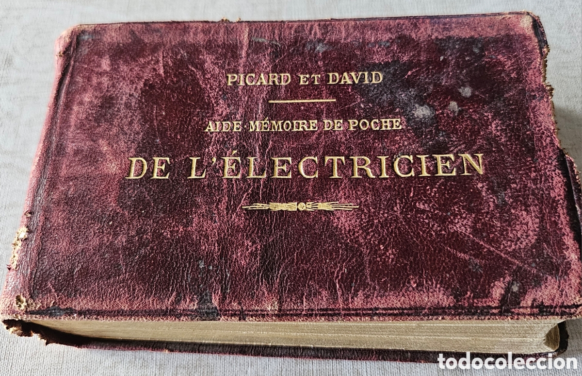 Antig&uuml;edades: Libro Antiguo Electricidad 1910 - Con Historia (T&uacute;nez)