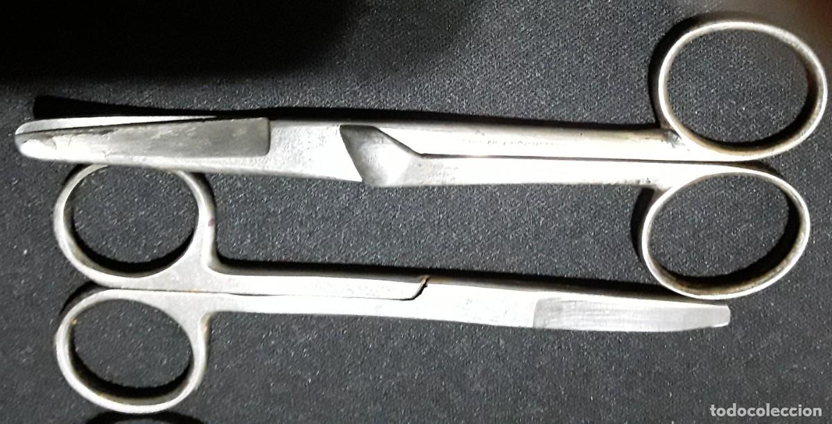 Antig&uuml;edades: Pinza yTijera M&eacute;dica Vintage
