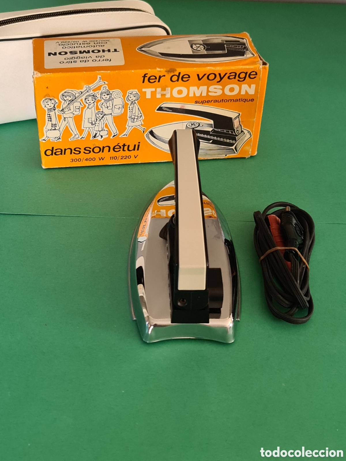 Antig&uuml;edades: THOMSON/ Plancha Electrica / Funciona. - Foto 2