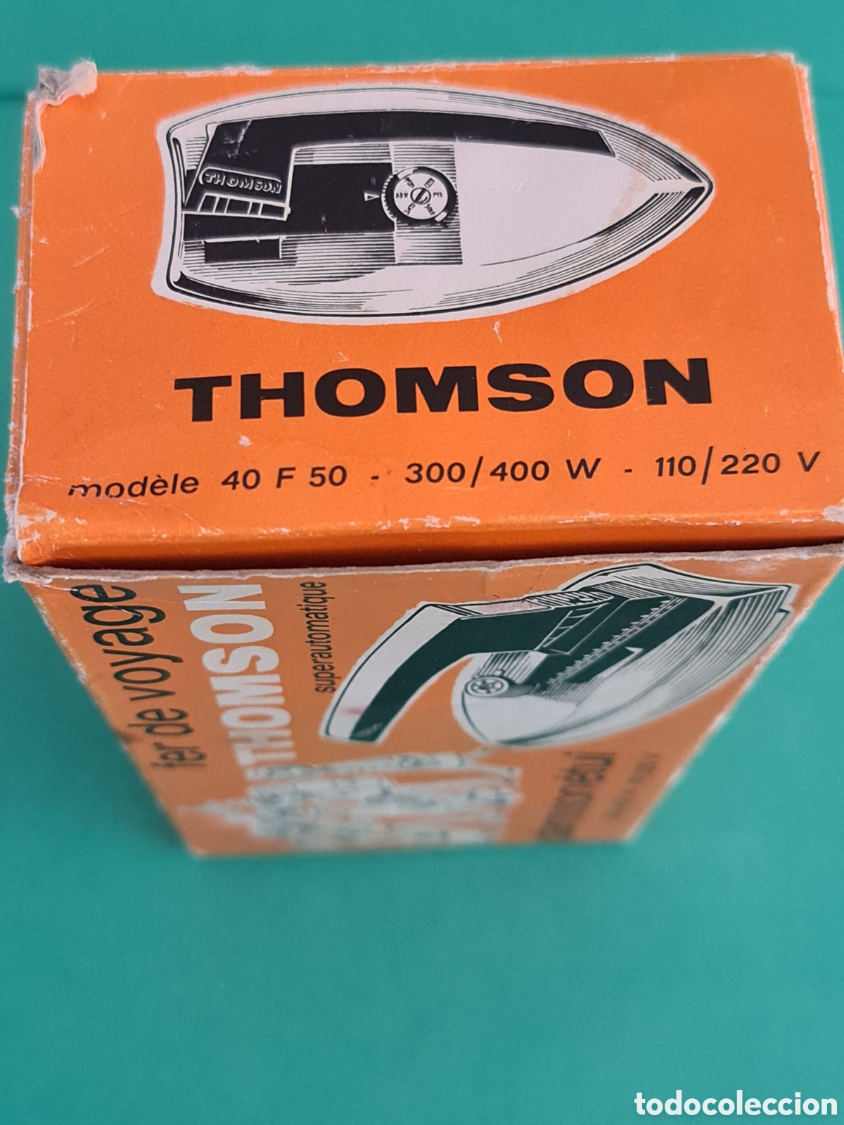 Antig&uuml;edades: THOMSON/ Plancha Electrica / Funciona. - Foto 16