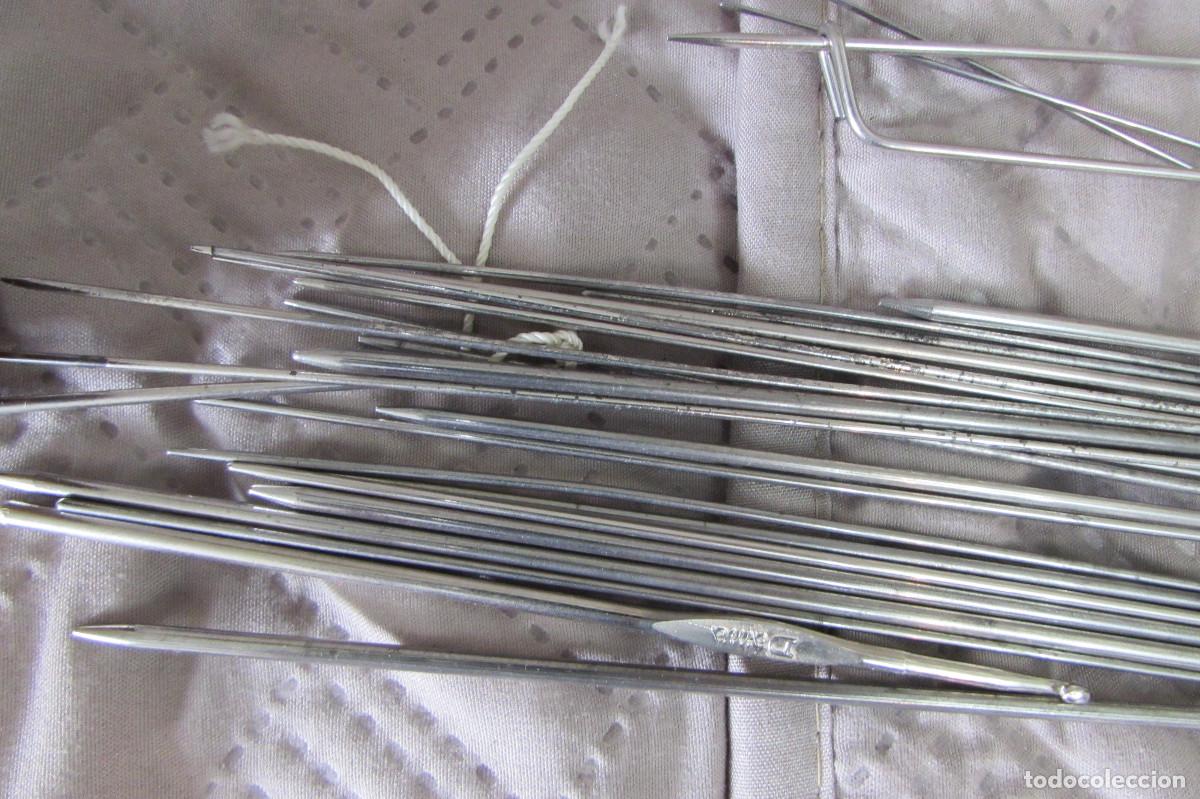 Antig&uuml;edades: ANTIGUO GUARDA AGUJAS CON AGUJAS - Foto 7