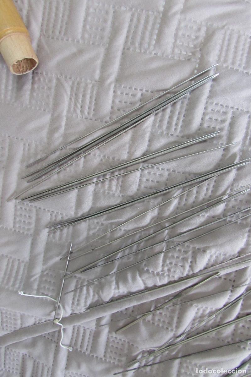 Antig&uuml;edades: ANTIGUO GUARDA AGUJAS CON AGUJAS - Foto 9